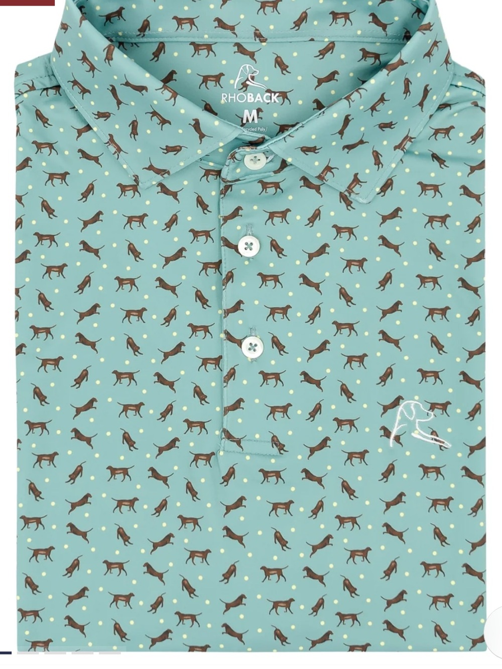 Rhoback Mens polo - Men's Short Sleeve Performance Polo medium